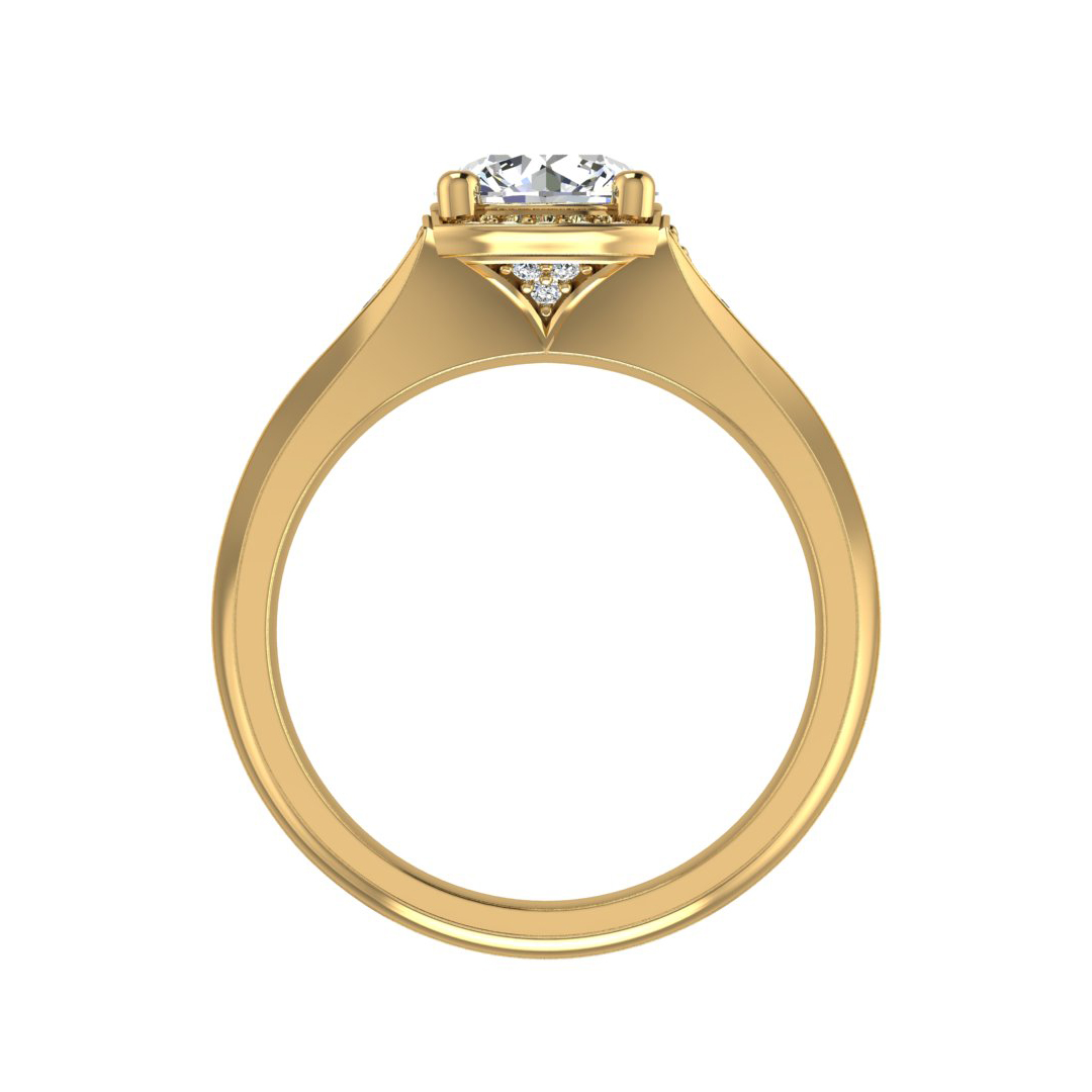 Aitana Halo Engagement Ring